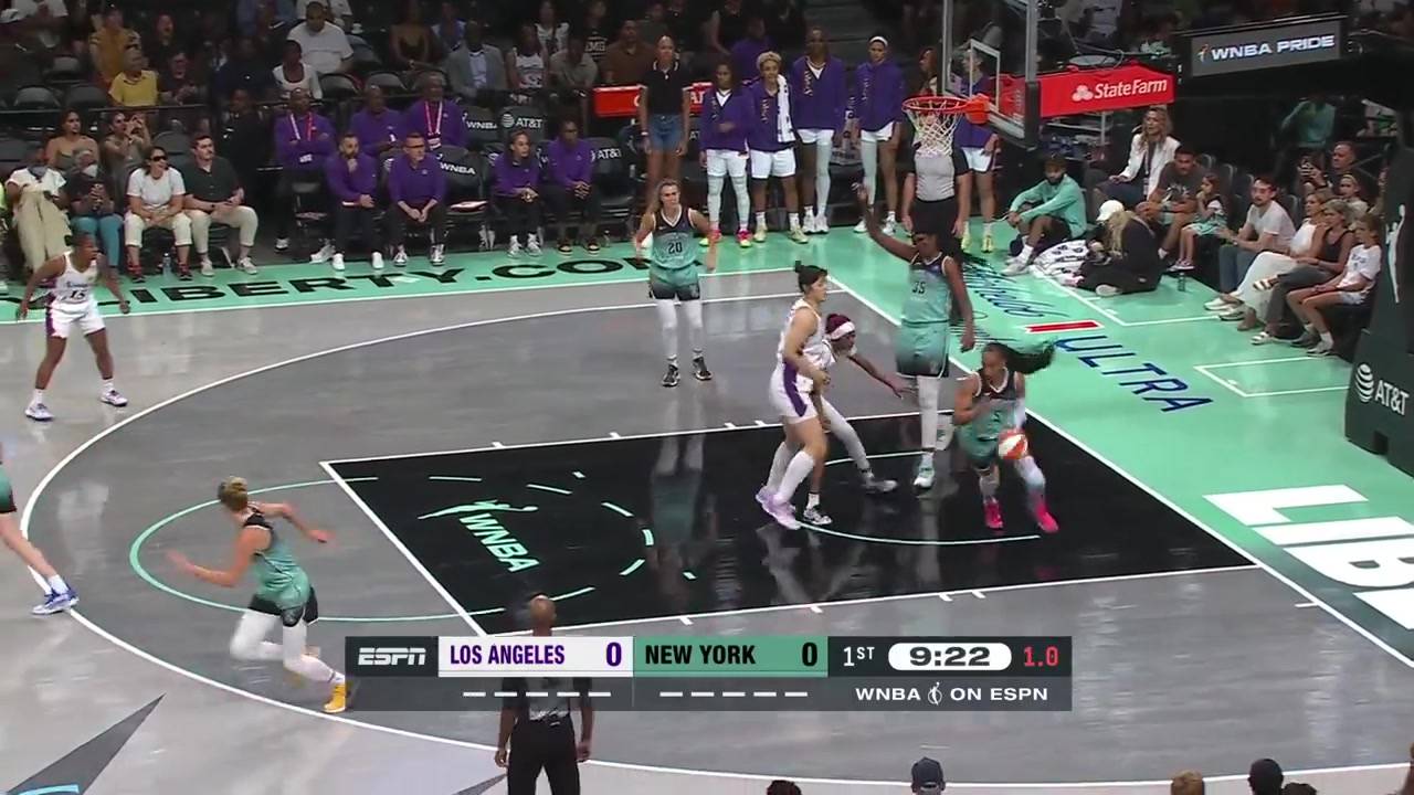  WNBA常規(guī)賽 洛杉磯火花  88 - 98  紐約自由人 全場集錦