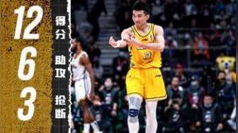  高效攻防！孫銘徽16分鐘7中4拿到12分6助3斷 三分5中2